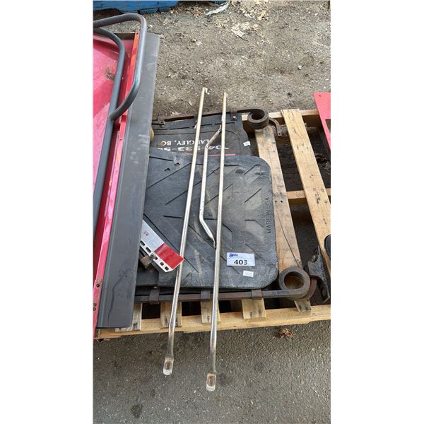 PALLET OF ASSORTED SEMI TRUCK MUD FLAPS