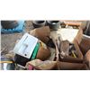 Image 5 : PALLET OF ASSORTED GOODS: STANLEY VACUUM, LASER PRINTER, COMPUTER MONITORS & MORE *MUST TAKE ALL