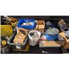 Image 1 : PALLET OF PLASTIC VENTS, MICKEY FLAT CLIPS, TOTO FLUSH VALVE & MORE *MUST TAKE ALL ON PALLET*