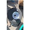 Image 2 : GROUND HAWG 15/38.5-15LT TIRE MOUNTED ON 6 BOLT METAL RIM
