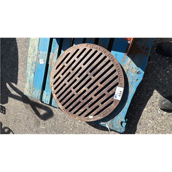 27.5" ROUND METAL FISH HABITAT DRAIN COVER