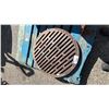 Image 1 : 27.5" ROUND METAL FISH HABITAT DRAIN COVER