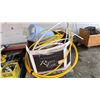 Image 1 : PALLET OF ASSORTED HOSES & A ROLL OF DAFCO FILTRATION MATERIAL *MUST TAKE ALL ON PALLET*
