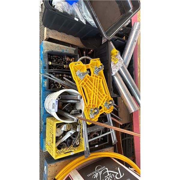 PALLET OF ASSORTED PIPES & PIPE FITTINGS *MUST TAKE ALL ON PALLET*