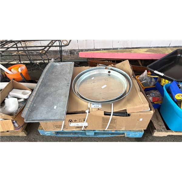 MITSUBISHI ELECTRIC MR SLIM AIR CONDITIONER, (2) LARGE HOT WATER TRAYS & MORE *MUST TAKE ALL ON