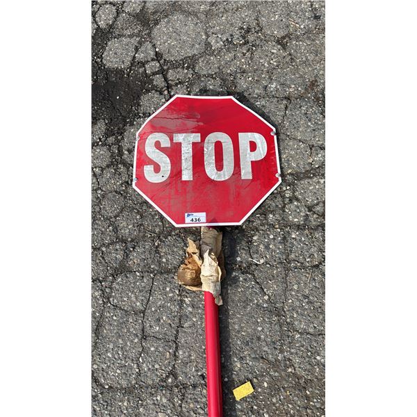 METAL STOP SIGN 12.5' LONG