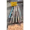 Image 3 : PALLET OF (2) 7.5'H PALLET RACKING UPRIGHTS & (7) 9.5'L PALLET RACKING SIDE RAILS