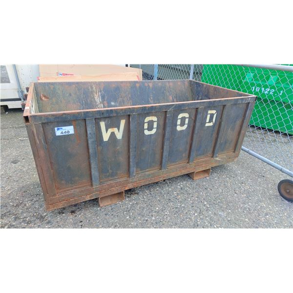 METAL DUMP HOPPER 6' X 3'