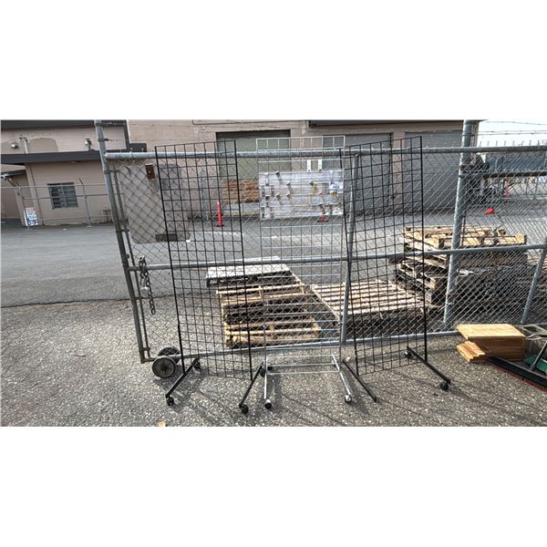 3 ASSORTED PORTABLE DISPLAY RACKS