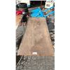 Image 2 : FOLDING WOOD TABLE WITH METAL LEGS 80" X 36.5" X 30.5"