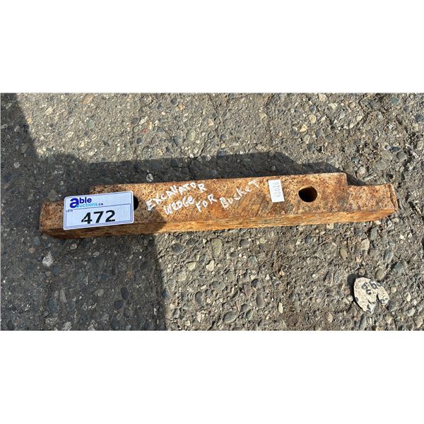 EXCAVATOR WEDGE FOR BUCKET