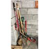 Image 2 : ASSORTED TOOLS INCLUDING; SHOVELS, PICKAXE, BROOM & MORE