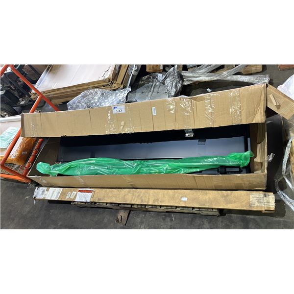 TONNEAU COVER (DAMAGED) & 1" DUCT COVER