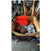 Image 2 : SHELF OF ASSORTED ITEMS INCLUDING; HARDWARE, MAGNETIC FLAG HOLDERS, U-LINE CANOPY SIDE WALLS & MORE
