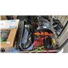 Image 4 : SHELF OF ASSORTED ITEMS INCLUDING; SWITCHING RELAY, PRESSURE GAUGES, MASTERCRAFT CUT-OFF TOOL & MORE