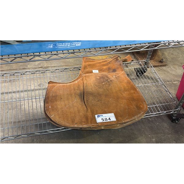 LEATHER WOOD MILL APRON