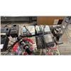 Image 3 : SHELF OF ASSORTED CORDLESS TOOL BATTERIES & CHARGERS