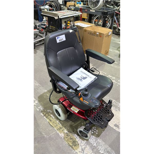 SHOPRIDER ECLIPSE UL8WSLA ULTRA-LIGHT POWER CHAIR WITH CHARGING CABLE