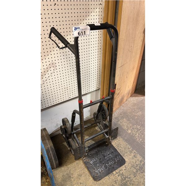 6 WHEEL STAIR CLIMBING HAND TRUCK WITH TELESCOPING HANDLE