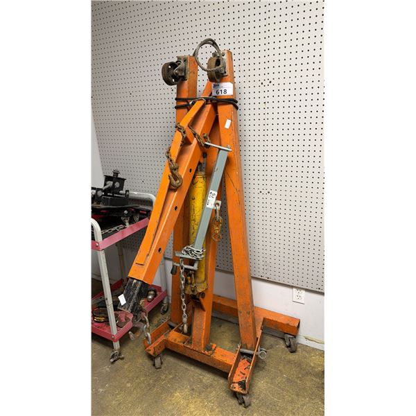 2 TON FOLDABLE HYDRAULIC ENGINE HOIST