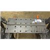 Image 4 : FOLDING WORK TABLE & (2) SAW HORSES