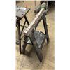 Image 5 : FOLDING WORK TABLE & (2) SAW HORSES