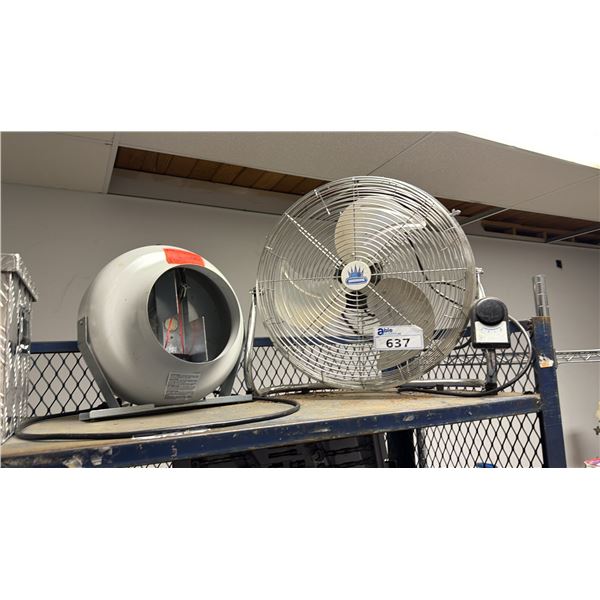 WINDKING INDUSTRIAL FLOOR FAN & CAN FAN 8" DUCT FAN