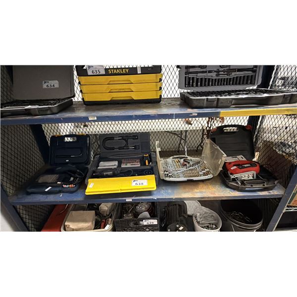 (2) MASTERCRAFT ROTARY TOOL SETS, ALLTRADE 75 PC DRILL BIT SET & BLACK & DECKER JIG SAW
