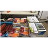 Image 2 : SHELF OF DRIP IRRIGATION FILTERS, FRUIT FLY TRAPS, GROW LIGHTS, THERMOMETER & MORE
