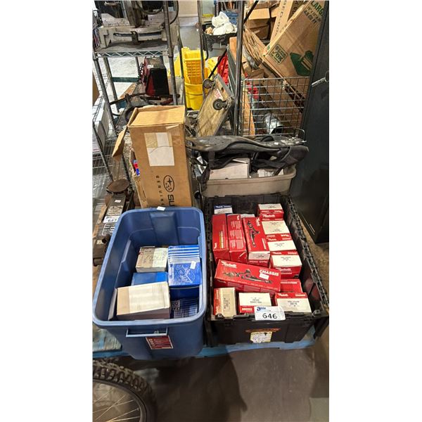 PALLET OF SERVICE GRADE CHASSIS, WIPER MOTORS, WATER PUMPS, FUEL FILTERS & MORE *MUST TAKE ALL