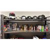 Image 1 : SHELF OF ASSORTED BRAKE CLEANER, WD-40, STEERING FLUID & MOTOR OIL
