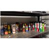 Image 7 : SHELF OF ASSORTED BRAKE CLEANER, WD-40, STEERING FLUID & MOTOR OIL