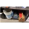 Image 3 : SHELF OF ASSORTED RATCHET STRAPS, NAILS, CONSTRUCTION SUPPLIES & MORE