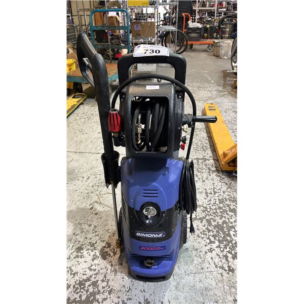 SIMONIZE 2000 PSI PRESSURE WASHER