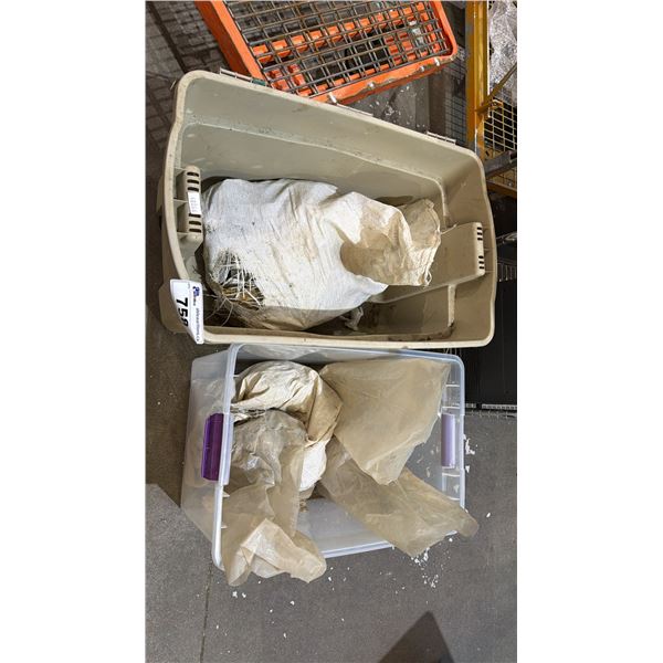 2 TOTES OF ASSORTED ROCK SAMPLES
