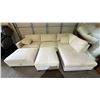 Image 3 : 4-PC FABRIC SECTIONAL SOFA WITH 2 STORAGE OTTOMANS