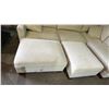 Image 4 : 4-PC FABRIC SECTIONAL SOFA WITH 2 STORAGE OTTOMANS