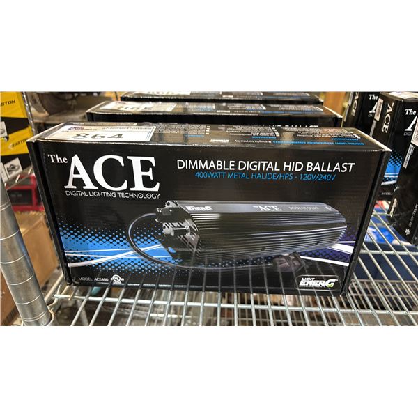 *NEW IN BOX* THE ACE DIMMABLE DIGITAL HID BALLAST: 400W METAL HALLIDE/HPS - 120V/240V
