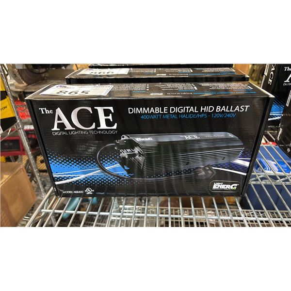 *NEW IN BOX* THE ACE DIMMABLE DIGITAL HID BALLAST: 400W METAL HALLIDE/HPS - 120V/240V