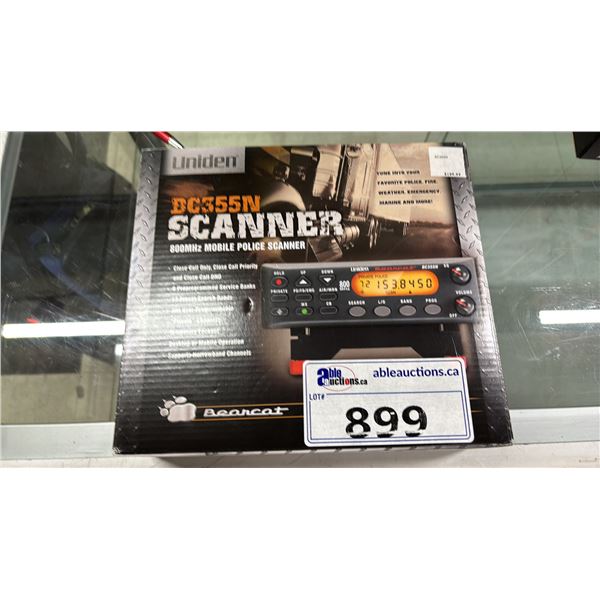 UNIDEN DC355N SCANNER IN BOX