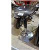 Image 1 : CHROME BASE HEIGHT ADJUSTABLE BAR STOOL