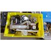 Image 4 : PALLET OF ASSORTED ITEMS: INCLUDES DRILL BITS, CASTER WHEELS, AIR TOOL COMPONENTS & MORE