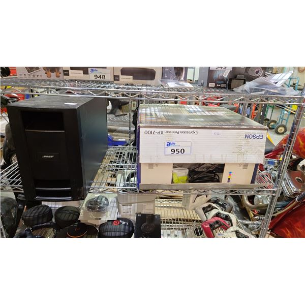 EPSON EXPRESSION PREMIUM XP-7100 PRINTER & BOSE SUBWOOFER