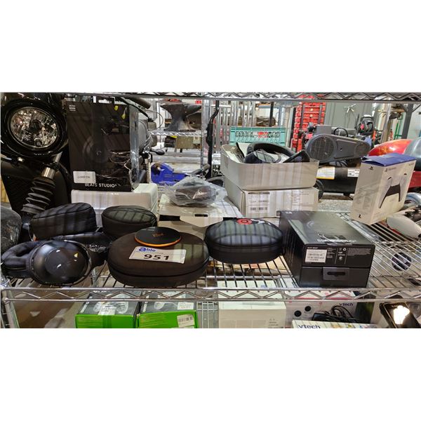 ASSORTED HEADPHONES INCLUDING: BEATS, RAZER, SKULL CANDY & MORE