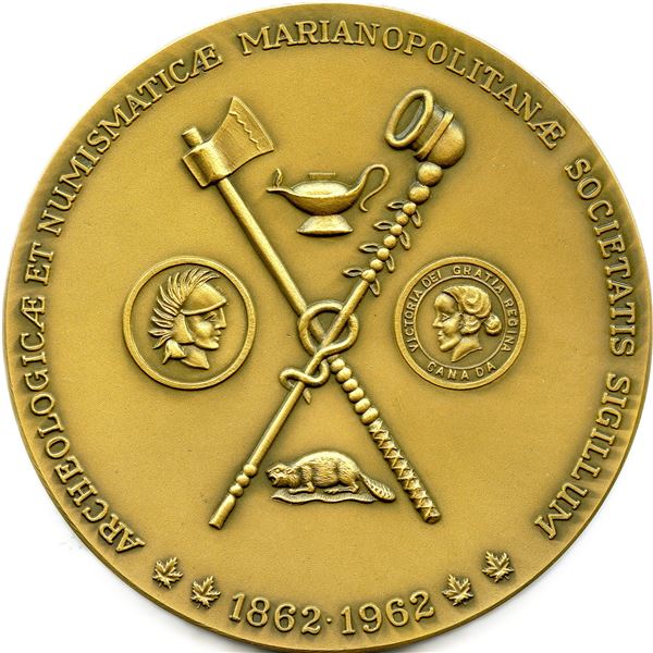Lot of Two 1962 ArcheologicӔ Et NumismaticӔ Medals.