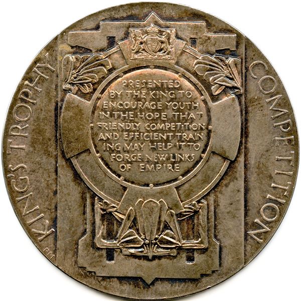 British. King's Trophy Competition Medal.