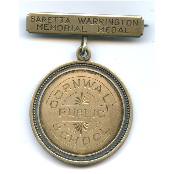 Saretta Warrington Memorial Silver Medal