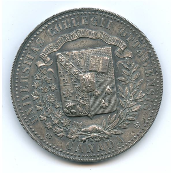 Lr. 1851 University College of Ottawa. Undated. Silver