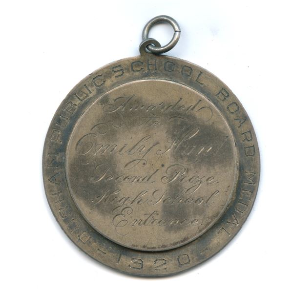 Durham Public School Board Silver Medal