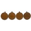 Image 2 : Upper Canada College Toronto Copper Medals 1829 - Lot of 4